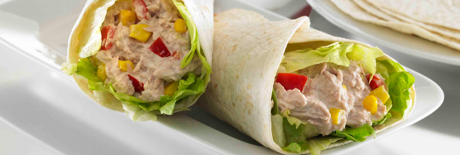 Wrap à la salade de thon et à la mayonnaise