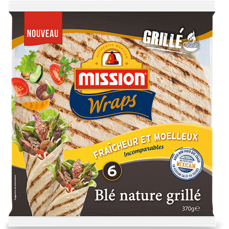 Wrap Blé Nature Grillé