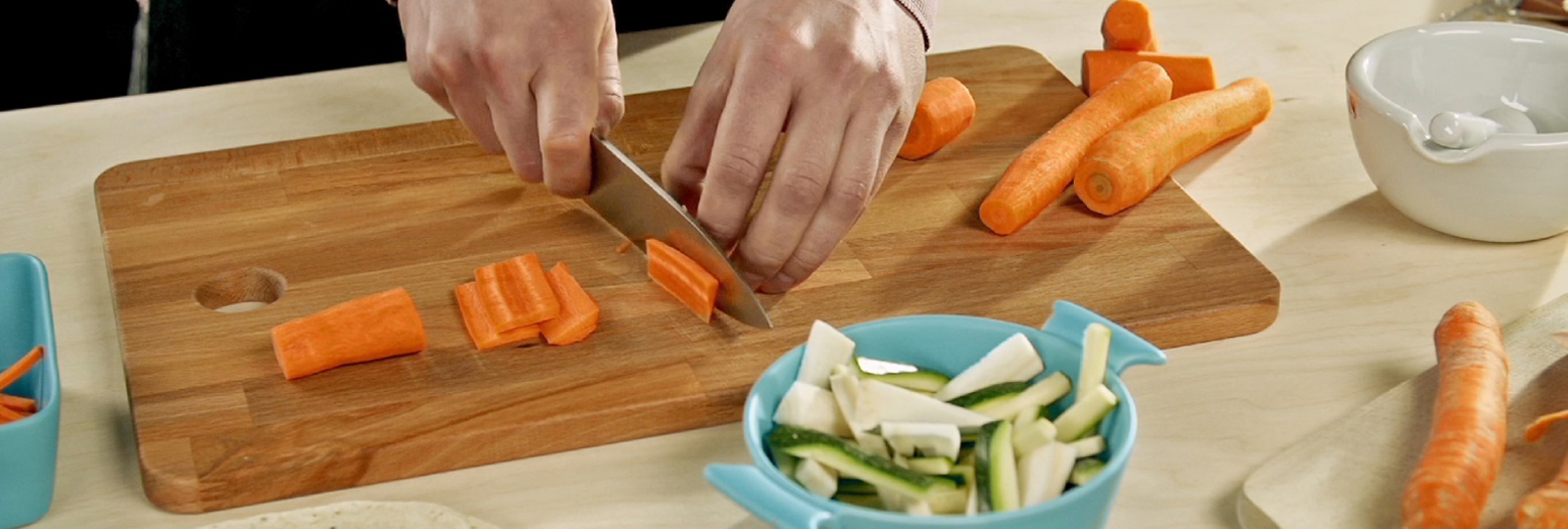 Légumes en julienne