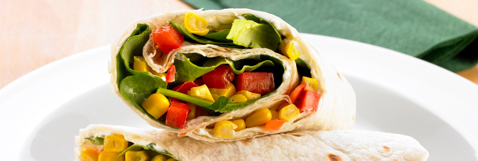 Wrap au fromage crémeux