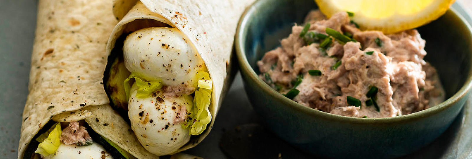 Wrap façon méditerranéen