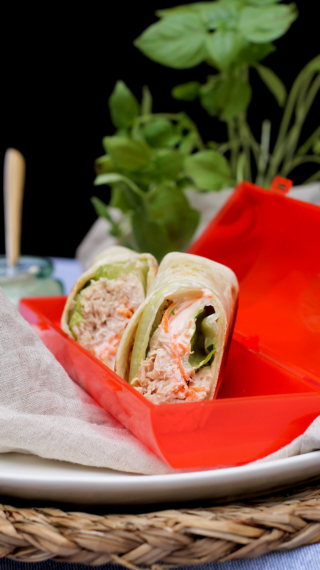 WRAP AU THON ET AUX LÉGUMES